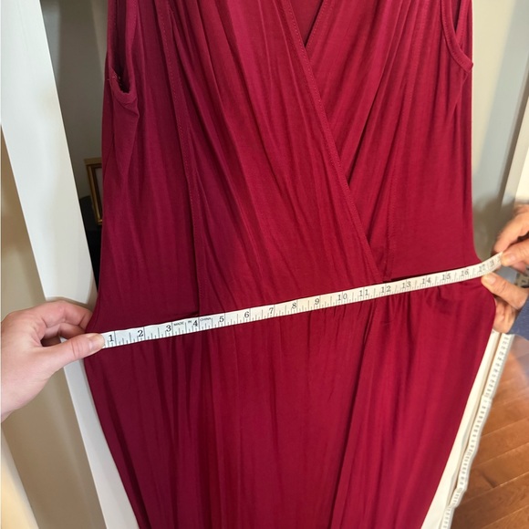 ASOS Deep Red Maxi Dress - Picture 5 of 7